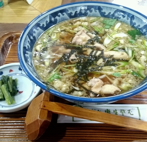 「元祖鳥中華」@手打ち 水車生そばの写真