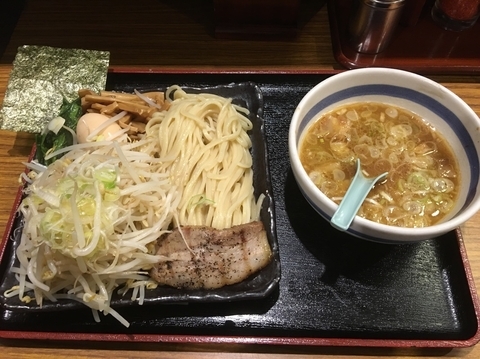 「野菜つけ麺 830円 味玉100円」@優勝軒 柏店の写真