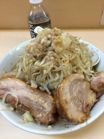 「ラーメン(アブラ、カラメ)」@自家製ラーメン 大者の写真
