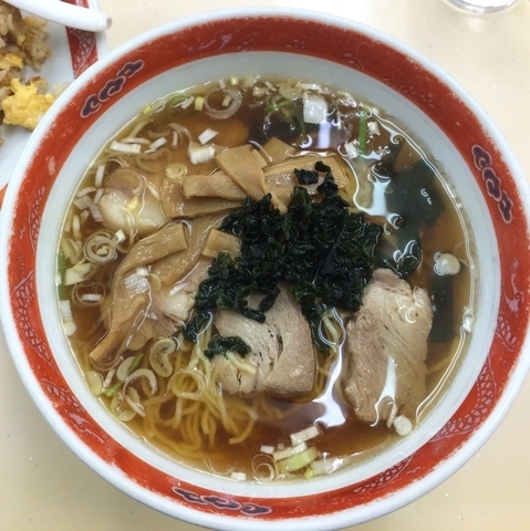 「チャーシューメン＋半チャーハンセット800円」@味中味の写真