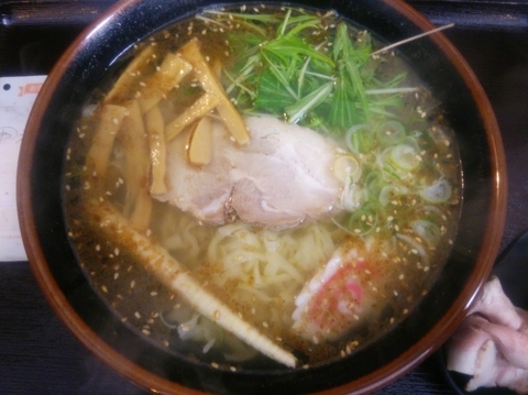 「わこんらーめん（しお）中盛り」@麺匠えにしの写真