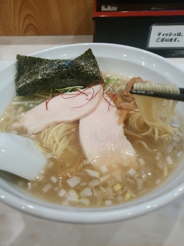 「〖夜限定価格〗塩ラーメン500円」@らぁめん雅知の写真
