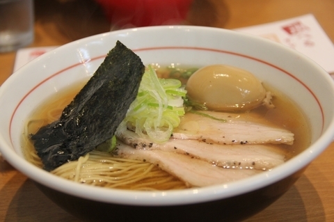 「濃厚魚出汁（塩）+味玉」@喜元門 ひたち野牛久店の写真