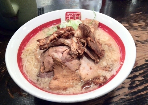 「肉そば 太麺 800円」@千石自慢ラーメン 本店の写真