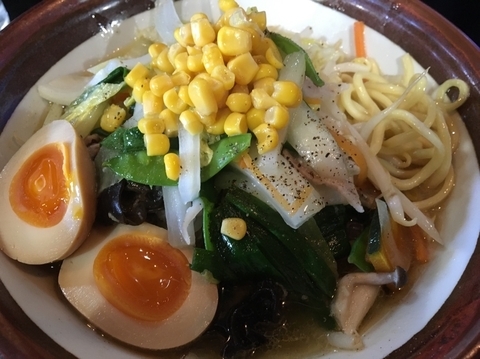 「味玉野菜タンメン880円」@ラーメン天天の写真