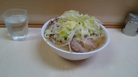 「小豚　￥８００」@ラーメン二郎 京成大久保店の写真