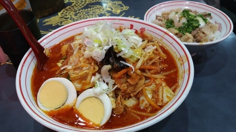 「北極野菜シャキシャキ　ミニチャーシュー丼」@蒙古タンメン 中本 上板橋本店の写真