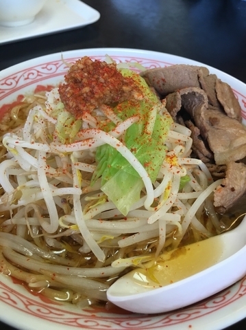 「辛っ風肉そばふじ麺【限定】」@景勝軒 伊勢崎総本店の写真