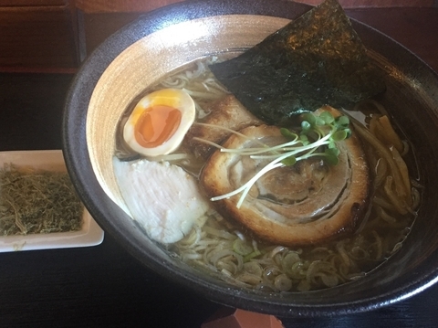 「凪ラーメン塩（半額クーポン）¥345」@和風らーめん 凪の写真