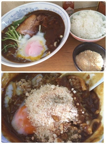 「気まぐれ限定 カレーぶっかけ」@MENYA 食い味の道有楽の写真
