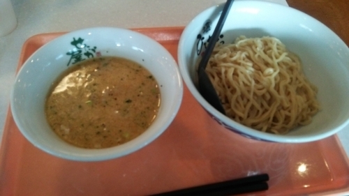 「塩つけ麺(あつもり)」@塩らーめん ひるがおEX 品川キッチンの写真