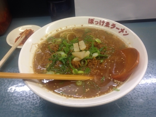 「ぼっけゑコマ切れチャーシューメン」@ぼっけゑラーメンの写真