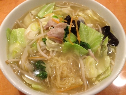 「野菜湯麺」@中国料理 夢蘭の写真