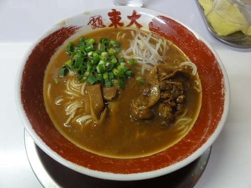 「こってりラーメン」@ラーメン東大 大道本店の写真