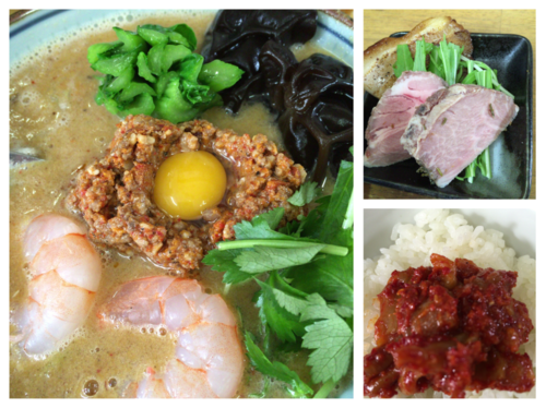 「如月の一杯 愛❤️抱き胡麻拉麺E&チャンジャ御飯」@MENYA 食い味の道有楽の写真