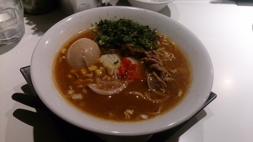 「味噌中華＋味玉＋青さのり」@中華そば 金色不如帰 覇の写真