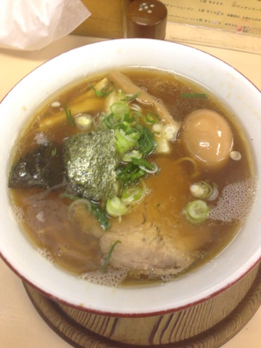 「ホワイトメンマ醤油ラーメン+ラーパス煮卵」@支那そば 心麺の写真