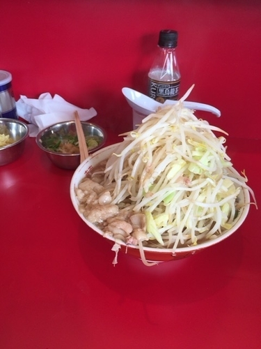 「ラーメン ねぎ油 魚粉 ショウガ」@ラーメン英二の写真