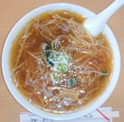 「もやしあんかけラーメン720円ランパス仕様540円」@中国料理 廣東 白山本店の写真