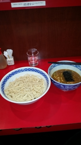 「つけ麺大盛り　麺増し」@自家製中華そば 勢得の写真