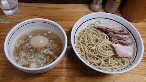 「味玉塩つけめん＋チャーシュー」@中華そば・つけめん 甲斐の写真