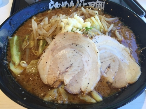 「嵐げんこつらあめんBlackMonster 740円」@らあめん花月嵐 ニッケコルトンプラザ店の写真