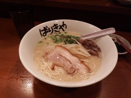 「ばりきめん」@博多ラーメン ばりきや 札幌駅前店の写真
