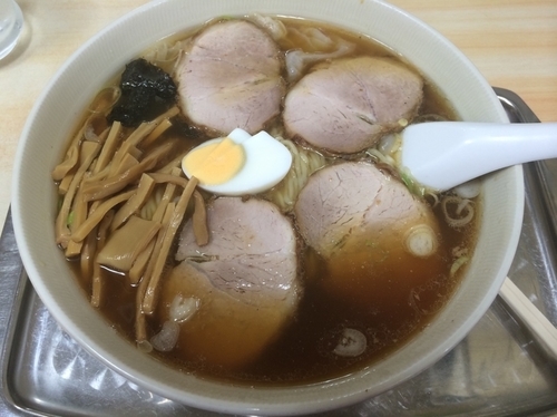 「ワンタンチャーシュー麺」@大勝軒 武蔵高萩店の写真