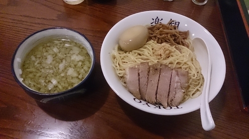 「パールつけ麺＋味玉」@楽観 立川の写真