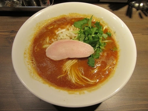 「限定　エビラー（８００円）」@つけ麺 一燈の写真