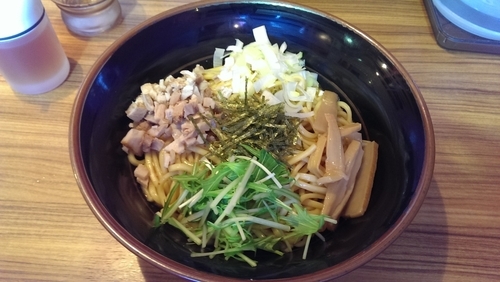 「辛油そば、大盛」@壱角家 鶴川店の写真