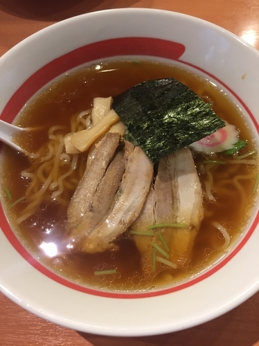 「中華そば、玉丼」@幸楽苑 日本橋桜通店の写真