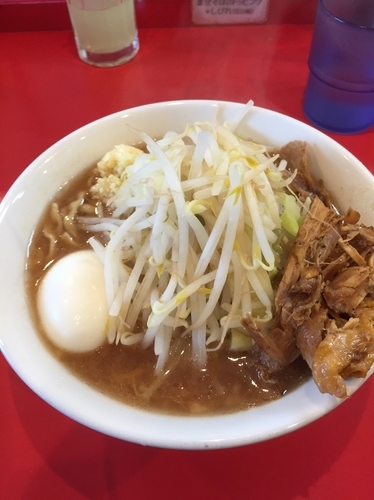 「ミニラーメンニンニクほぐし豚」@麺屋 桐龍の写真