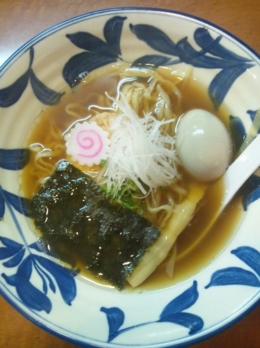 「アゴのだしそば（味玉付）」@鳥そば 真屋の写真