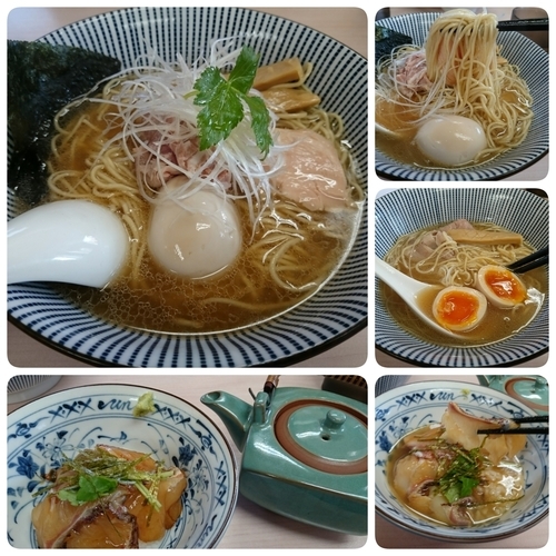 「【限定】鯛煮干しそば(優)お茶漬け付き 1000円」@中華そば よしかわの写真