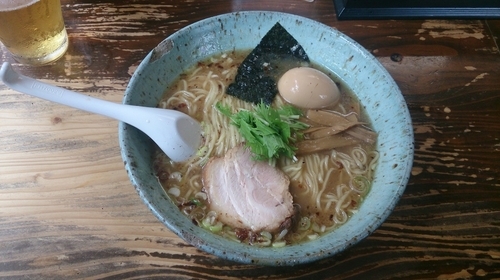 「塩ラーメン＋味玉」@らーめん嗟哉の写真