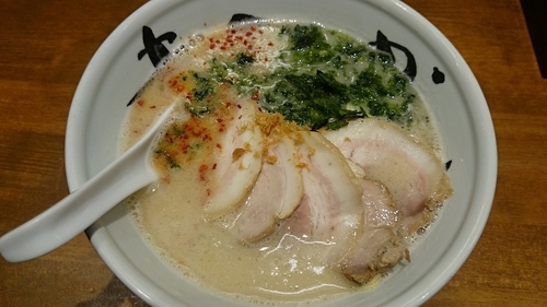 「潮とん＋チャーシュー増し」@まんかい 福島本家の写真