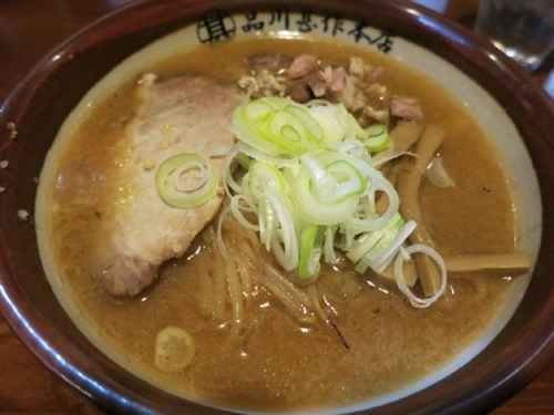 「すみれ風　味噌ラーメン　　890円」@札幌らーめん 品川甚作本店の写真