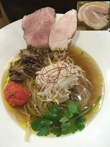 「(限定) ポルチーニの塩らーめん 1200円」@麺庵 小島流の写真