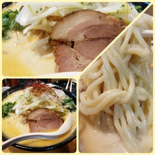 「白湯味噌そば＋カレー粉」@麺屋 鶏口の写真