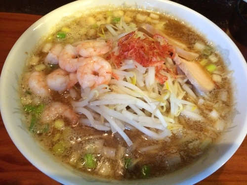 「極旨えびそば  味噌」@中華そばつけそば 千思萬考の写真