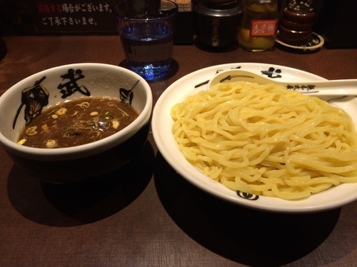 「つけ麺(大盛り)」@麺屋武蔵 武仁の写真