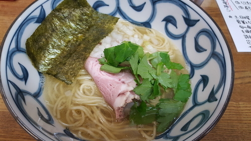 「限定 プレミアムSIO煮干し中華そば」@㐂九家の写真