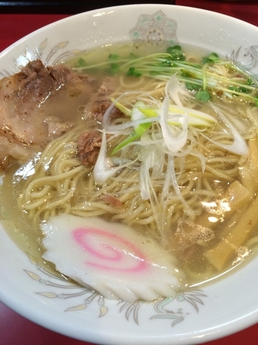 「塩そば」@蒙麺 火の豚の写真