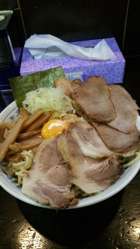 「油そば 大盛 豚増し」@町田 大勝軒の写真