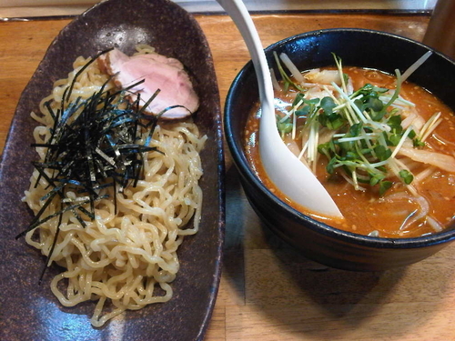 「味噌つけ麺 太麺 (930円)」@東京らーめん てん 清水橋店の写真
