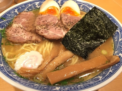 「特製中華そば大盛り」@中華そば 青葉 つくば店の写真