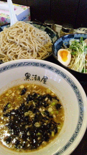 「黒つけ麺（並）¥700」@黒潮屋の写真