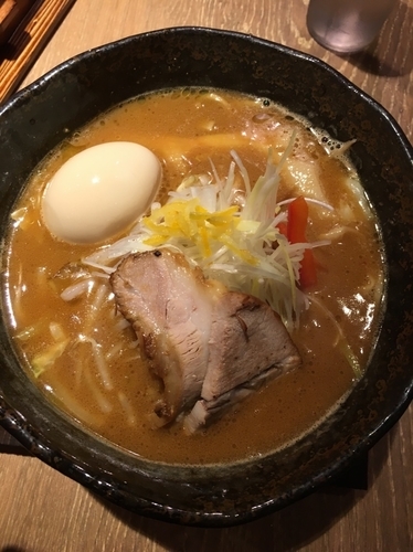 「頂上味噌麺味玉入り900円」@味噌が一番 中野サンモール店の写真
