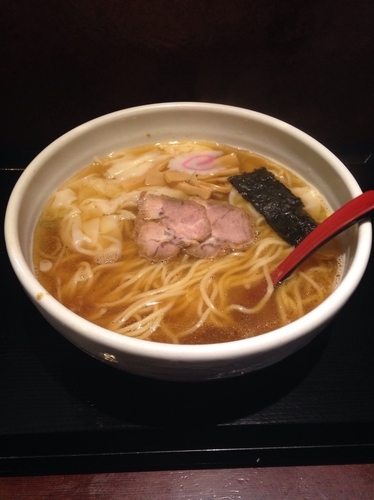 「ワンタンメン」@中華蕎麦 金魚の写真